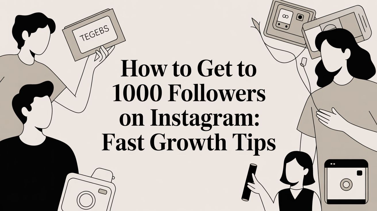 how to get to 1000 followers on instagram: Fast growth tips