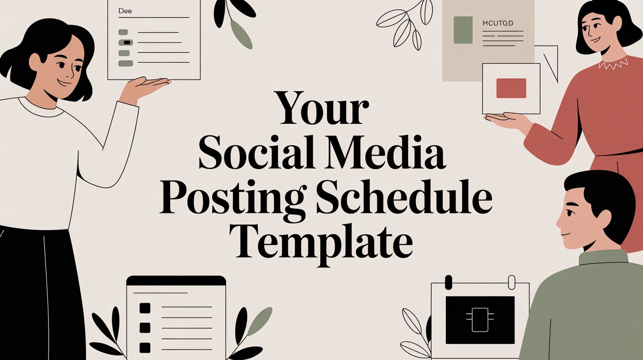 Your Social Media Posting Schedule Template