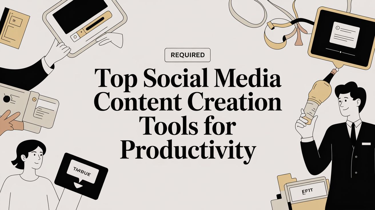 Top social media content creation tools for productivity