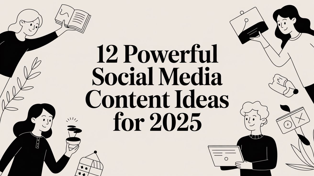 12 Powerful Social Media Content Ideas for 2025