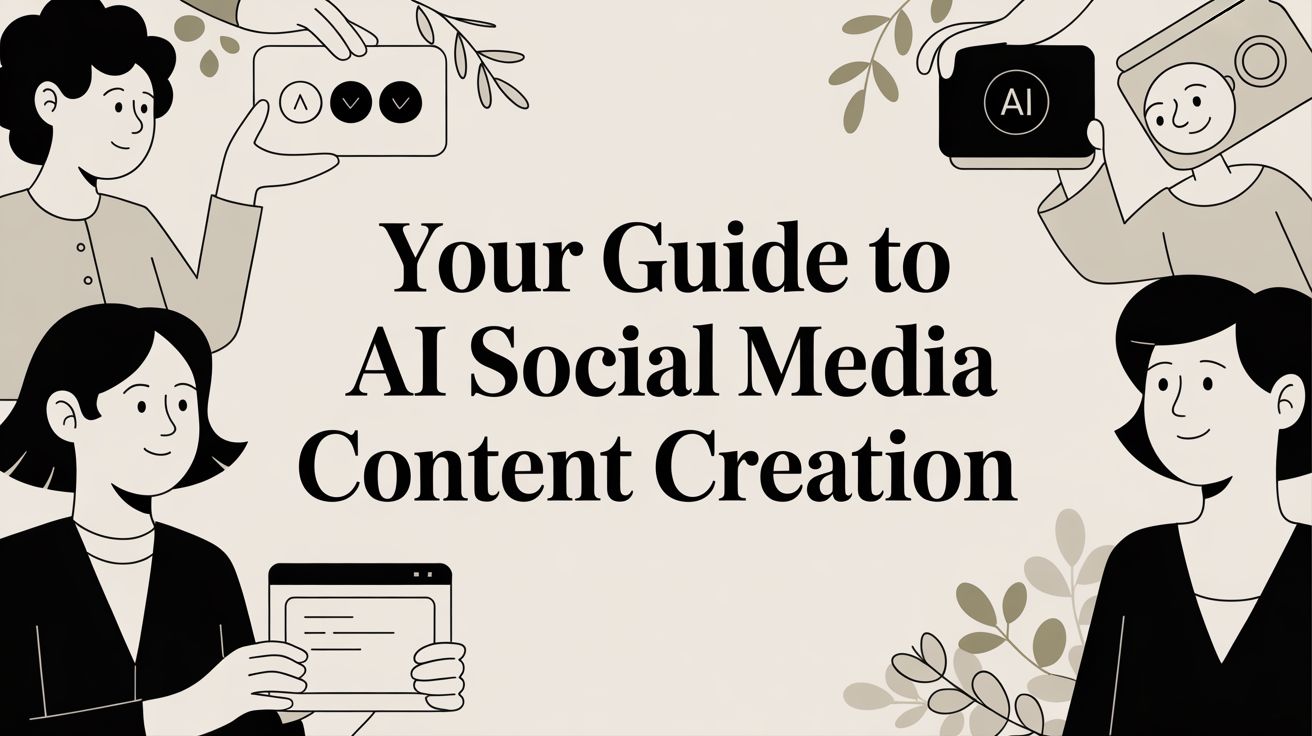 Your Guide to AI Social Media Content Creation