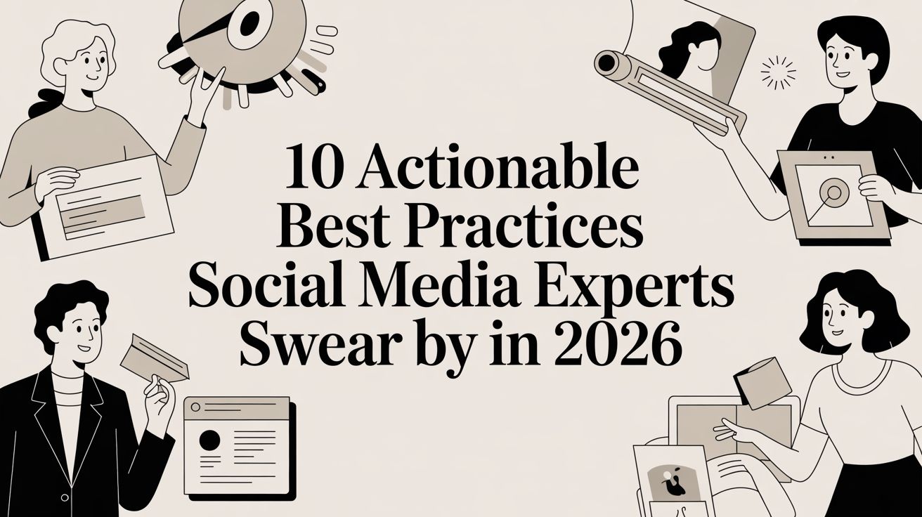 10 Actionable Best Practices Social Media Experts Swear By in 2026