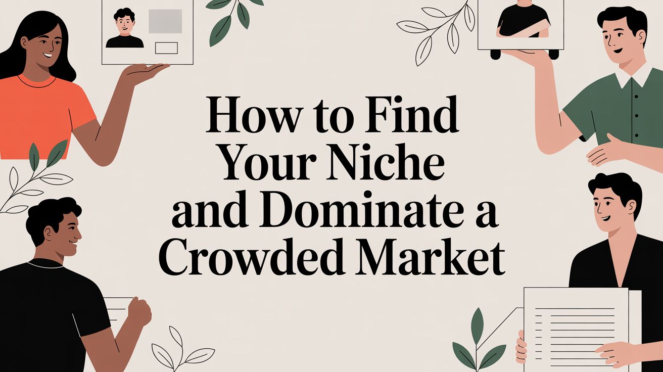 How to Find Your Niche and Dominate a Crowded Market