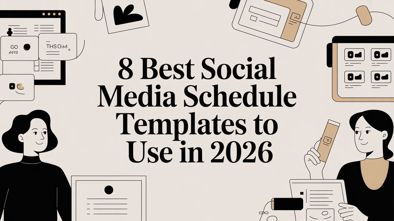 8 Best Social Media Schedule Templates to Use in 2026