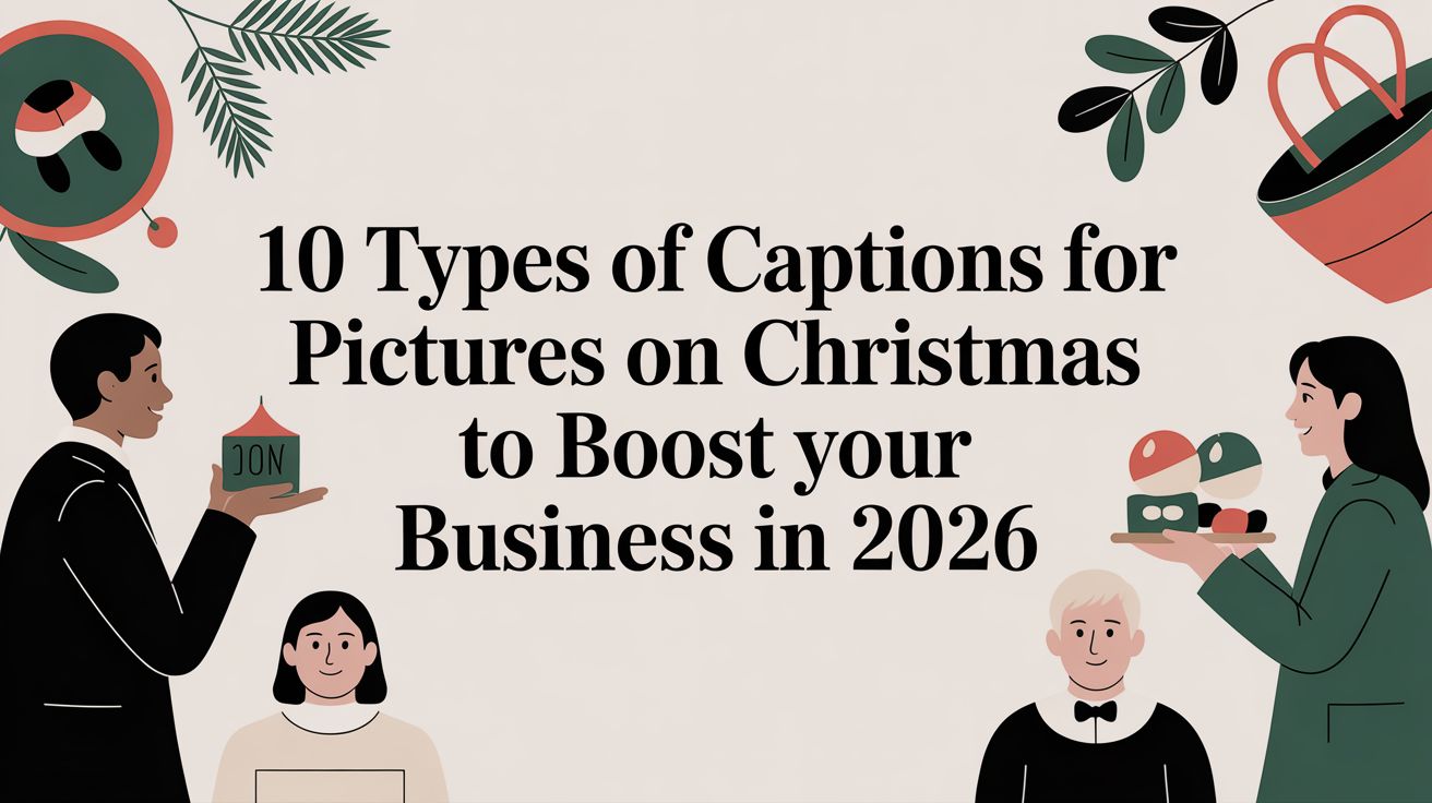 10 Types of Captions for Pictures on Christmas to Boost Your Business in 2026