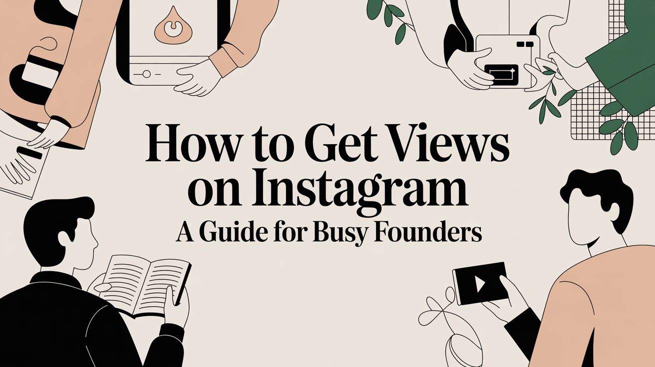 How to Get Views on Instagram A Guide for Busy Founders