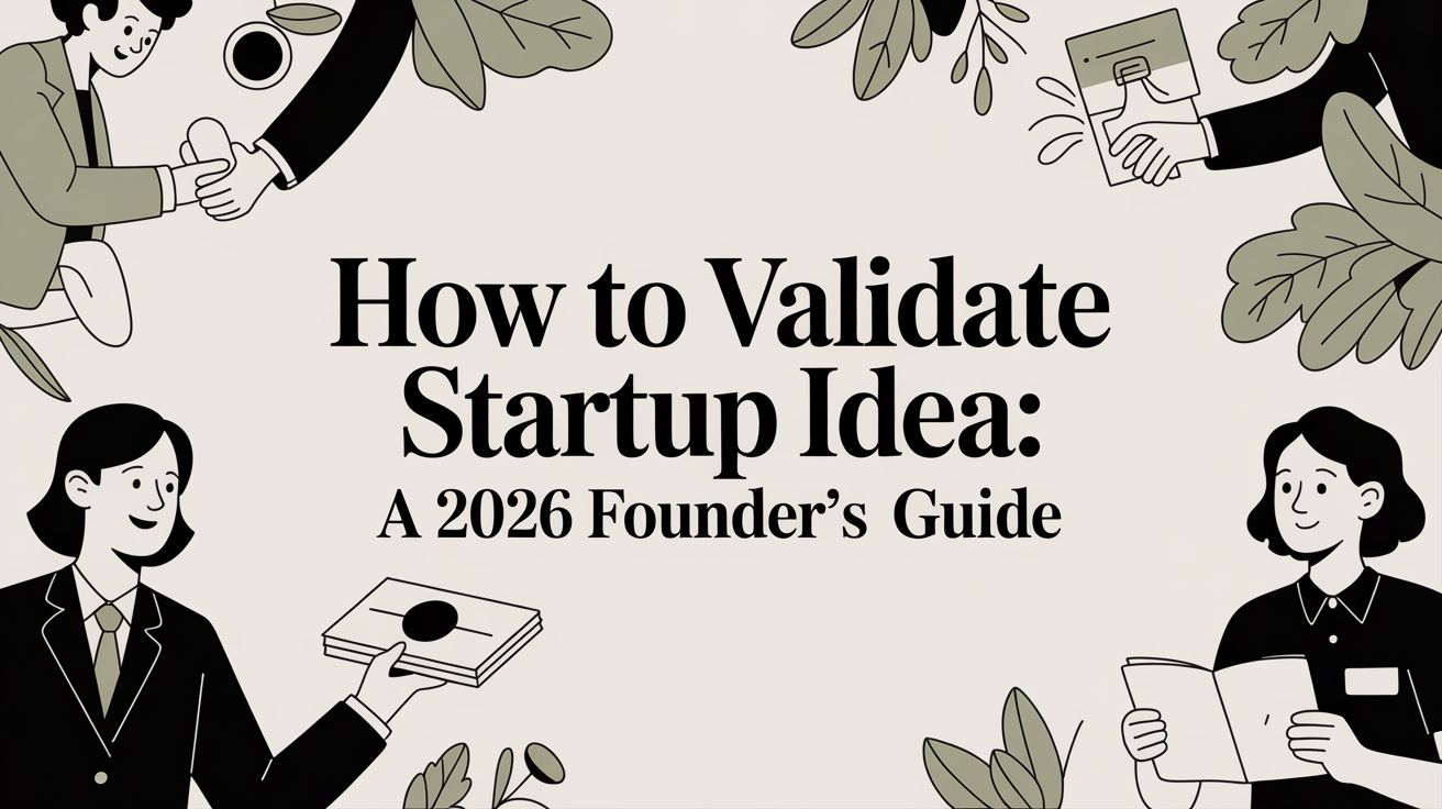 How to Validate a Startup Idea: A 2026 Founder’s Guide