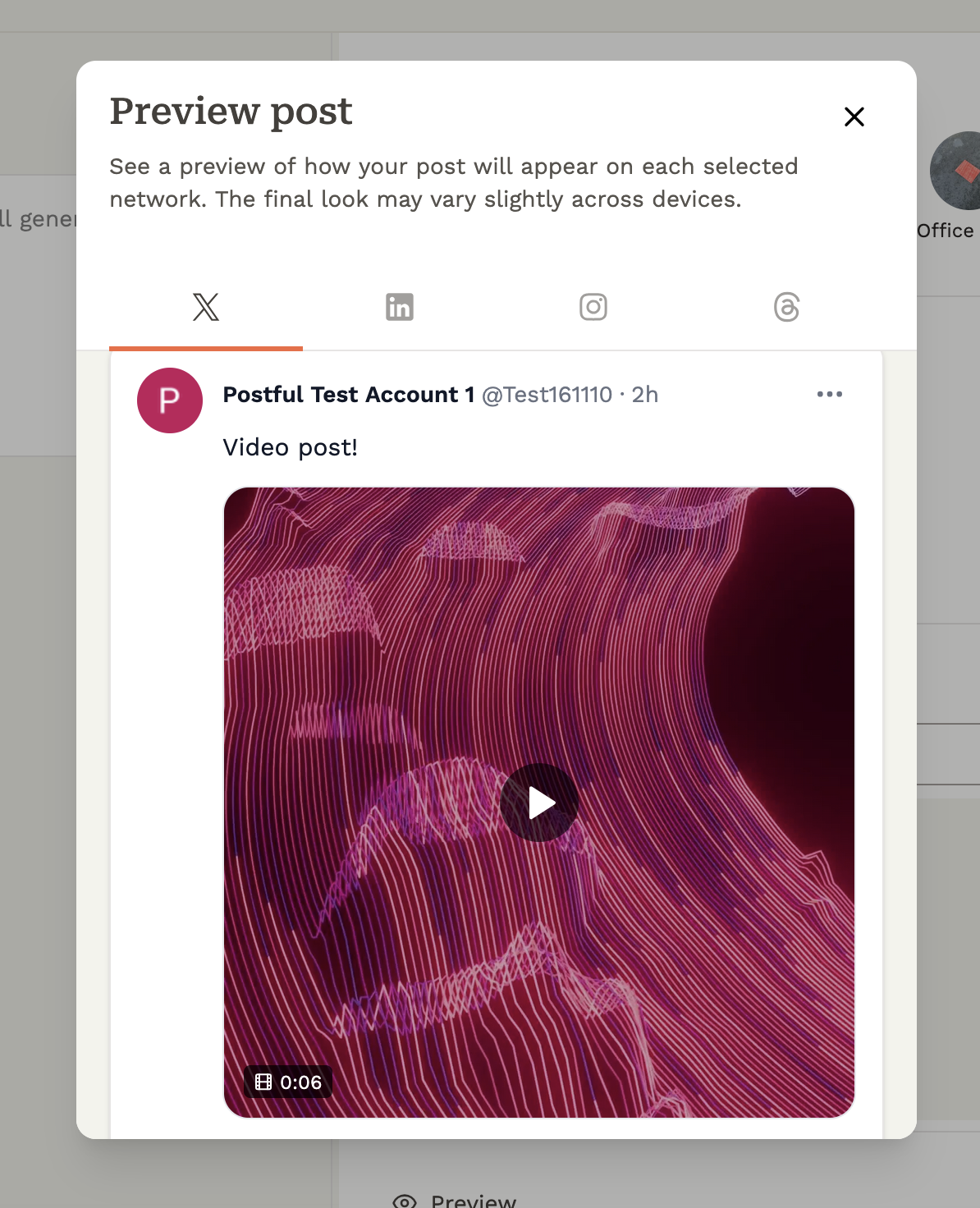 What’s New: Postful now supports video posting