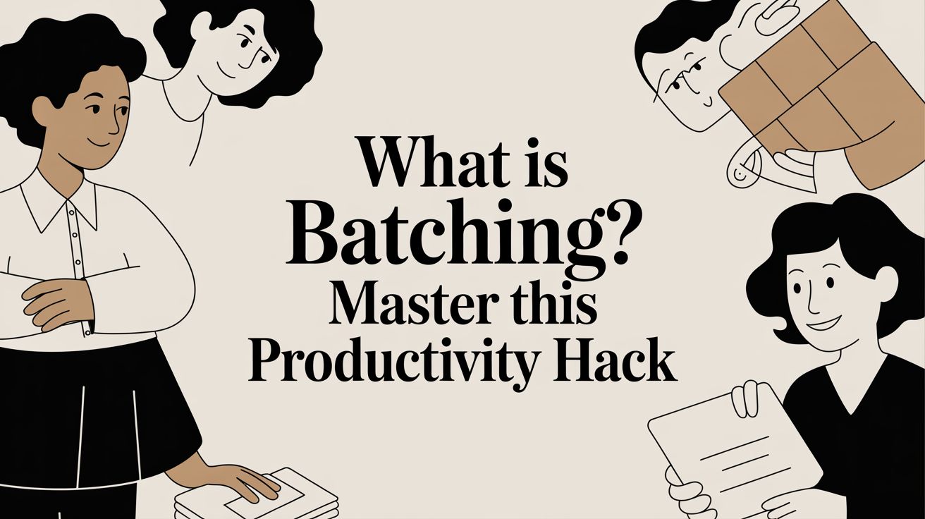 What Is Batching? Master This Productivity Hack
